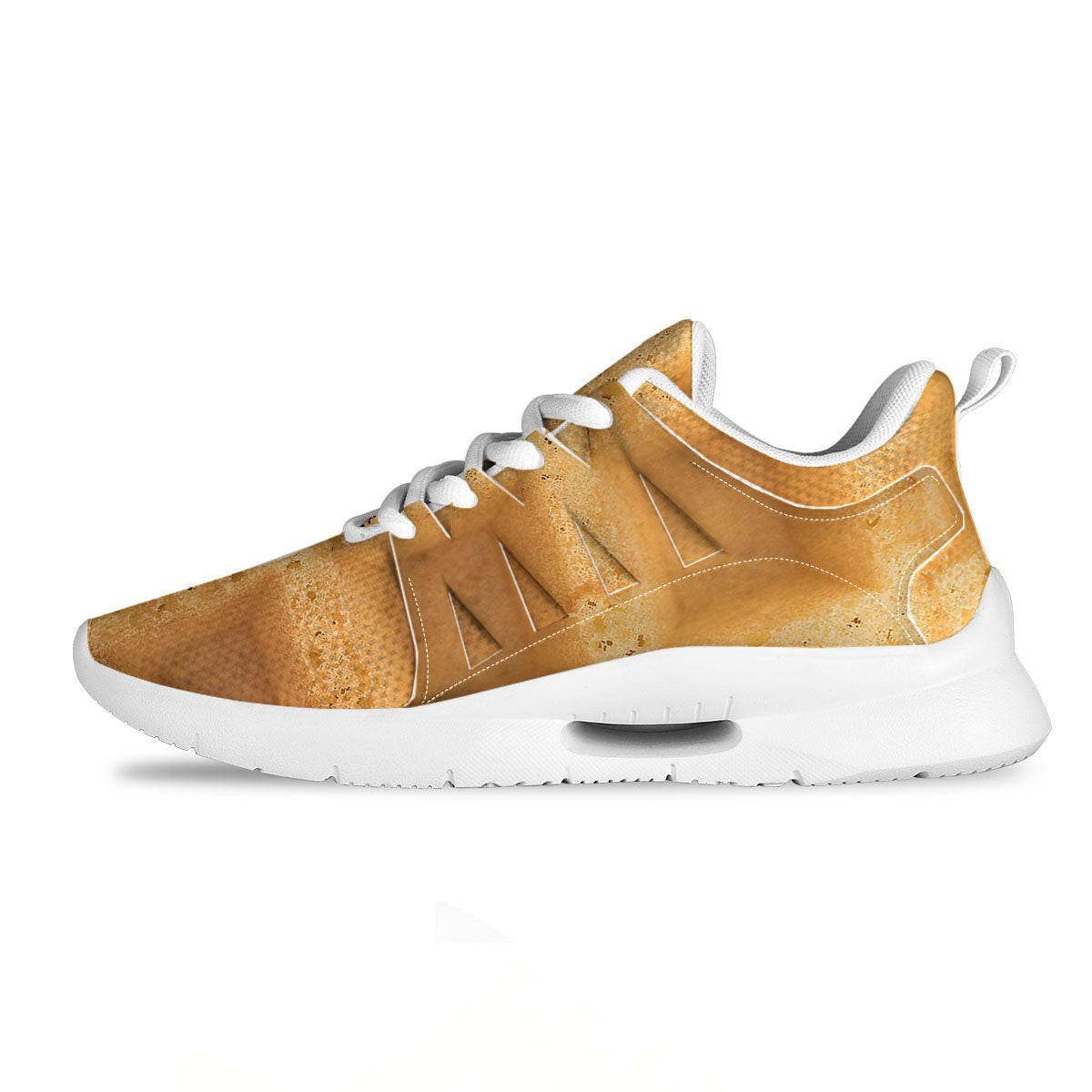 Texture Waffle Print Tennis Shoes-grizzshop