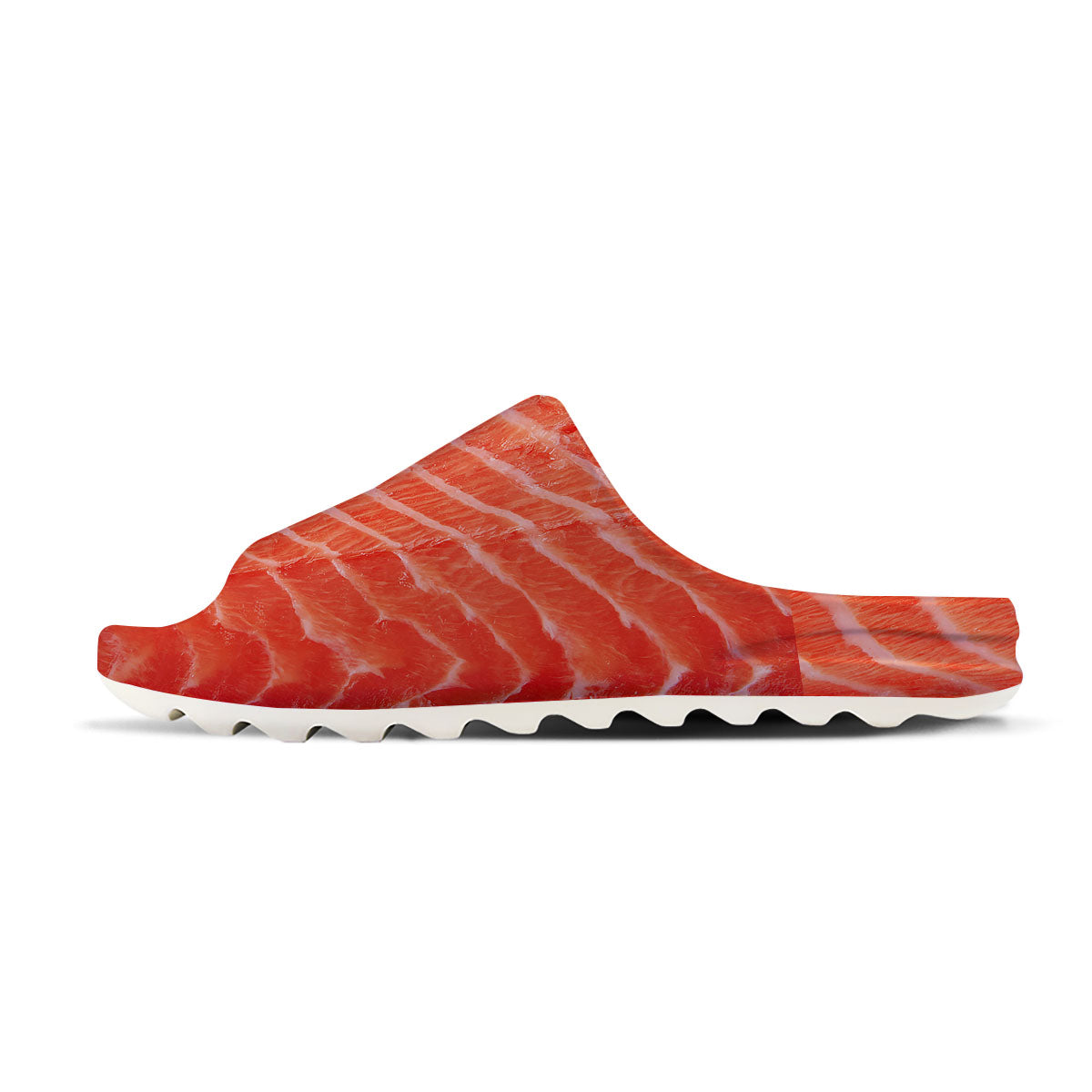Texture Salmon Print Sandals-grizzshop
