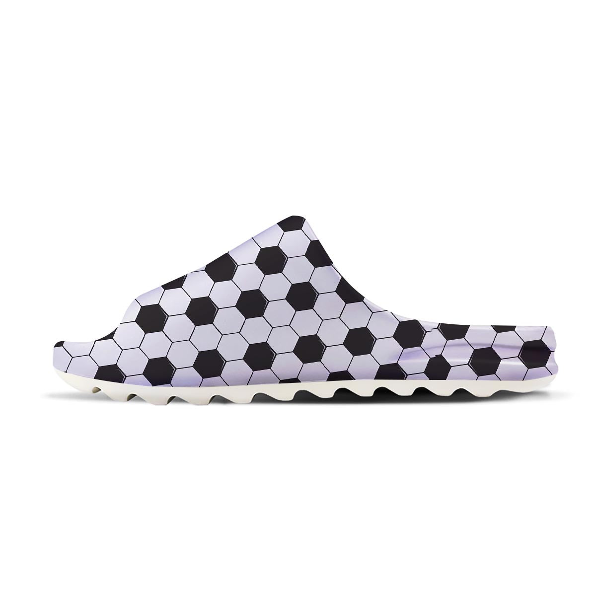 Texture Soccer Ball Print Pattern Sandals-grizzshop