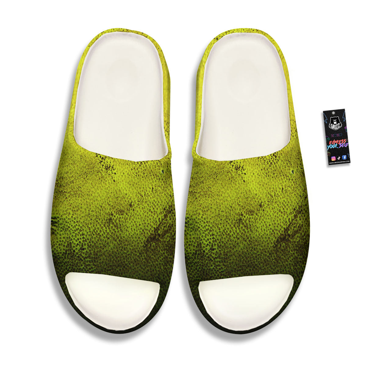 Texture Softball Ball Print Sandals-grizzshop