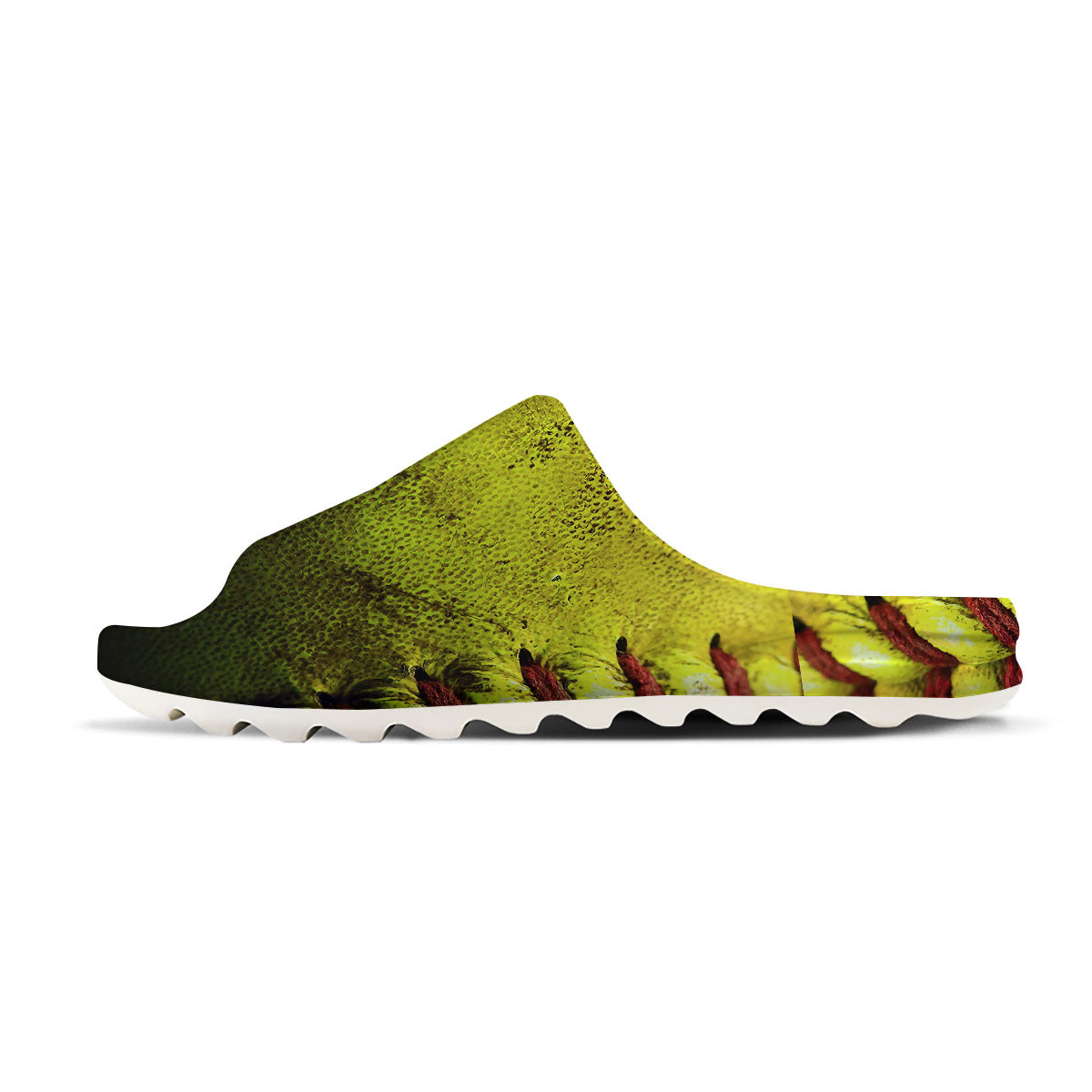 Texture Softball Ball Print Sandals-grizzshop