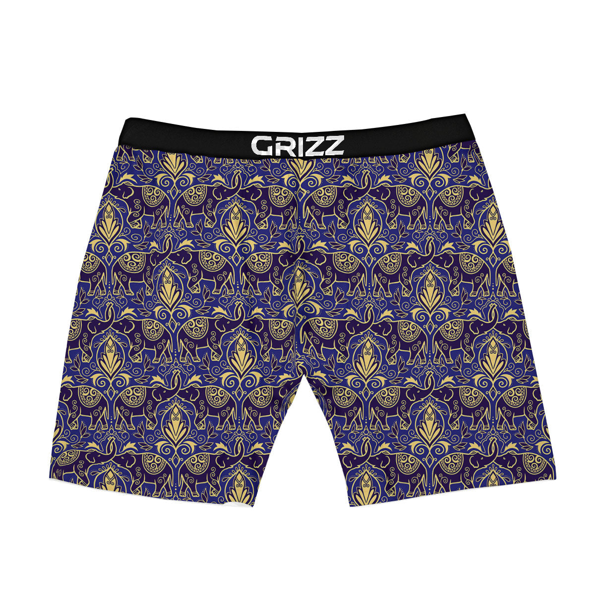 Thai Ethnic Elephant Print Pattern Boxer Briefs-grizzshop