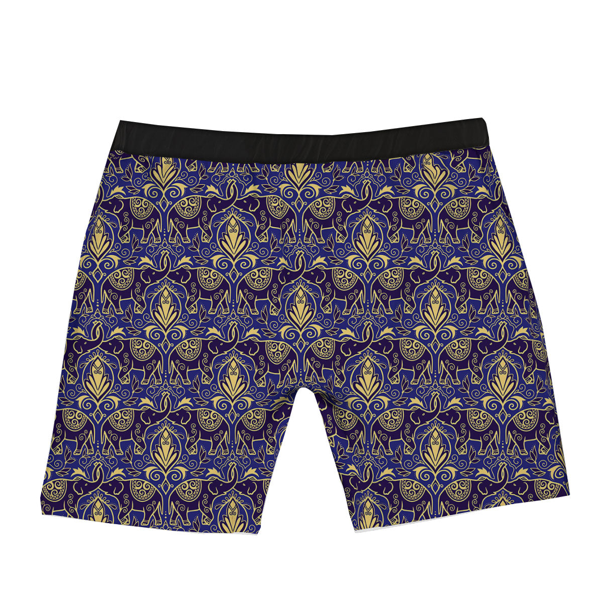 Thai Ethnic Elephant Print Pattern Boxer Briefs-grizzshop
