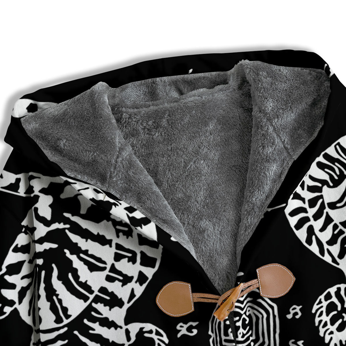 Thai Tattoo White And Black Print Men's Windbreaker Jacket-grizzshop