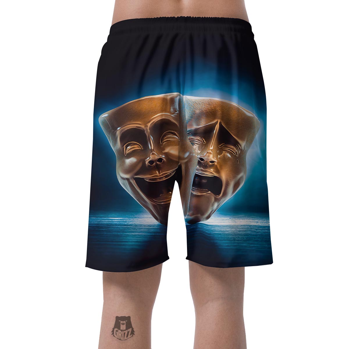 The Theatre Masks Sock And Buskin Men's Shorts-grizzshop