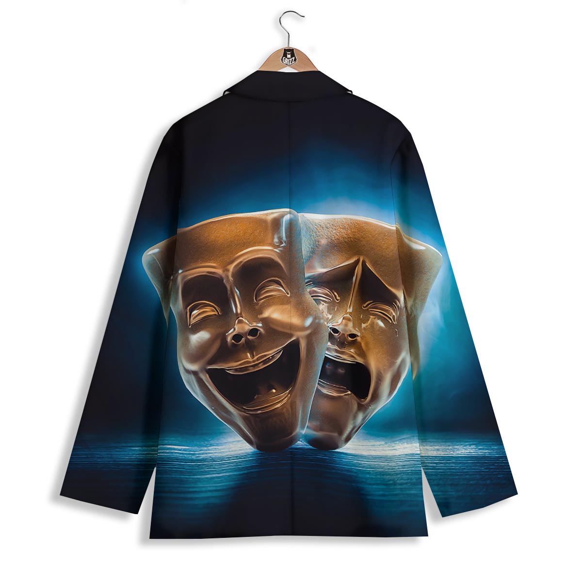 The Theatre Masks Sock And Buskin Women's Blazer-grizzshop