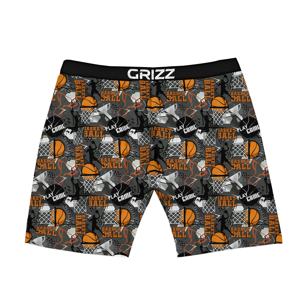 Theme Basketball Print Pattern Boxer Briefs-grizzshop