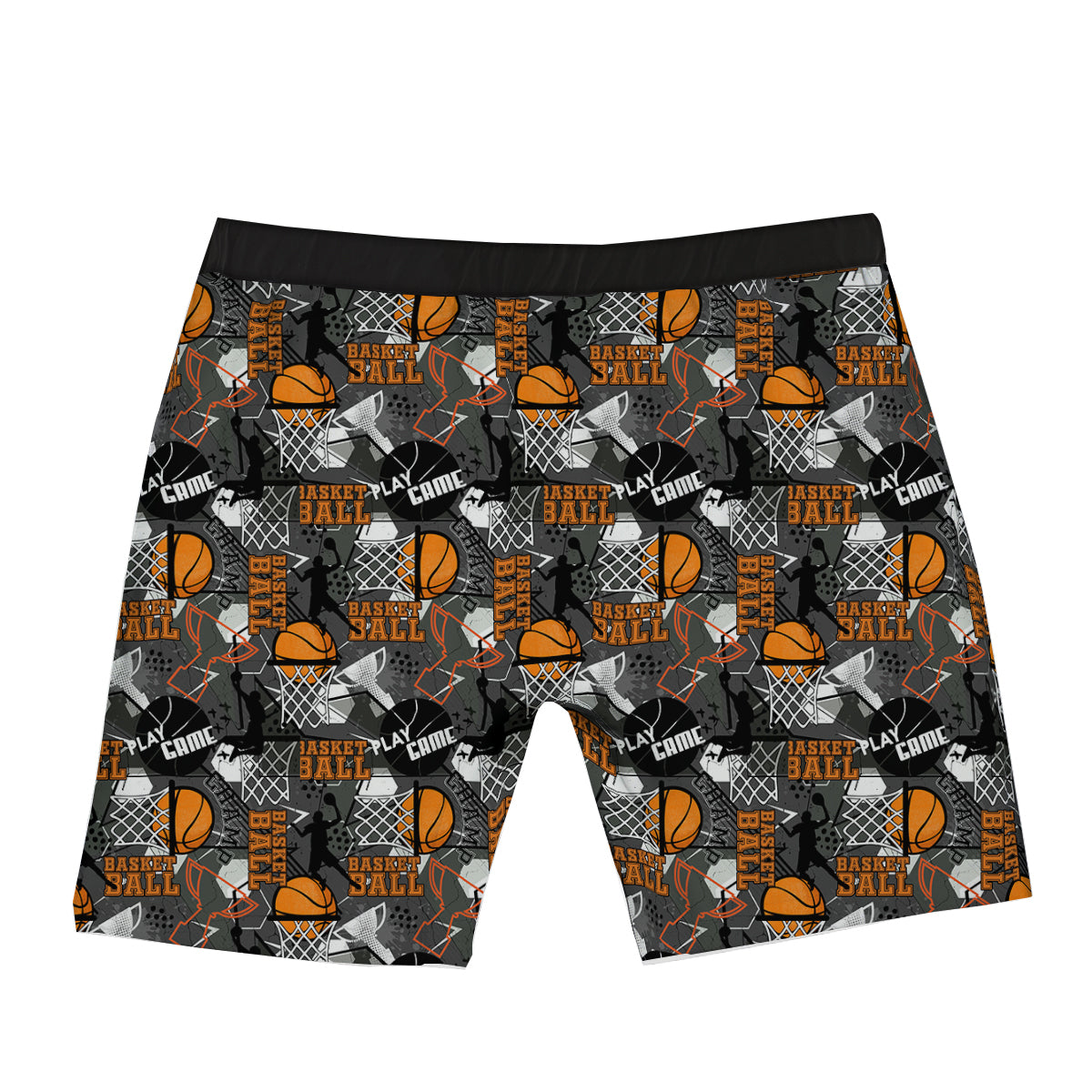 Theme Basketball Print Pattern Boxer Briefs-grizzshop