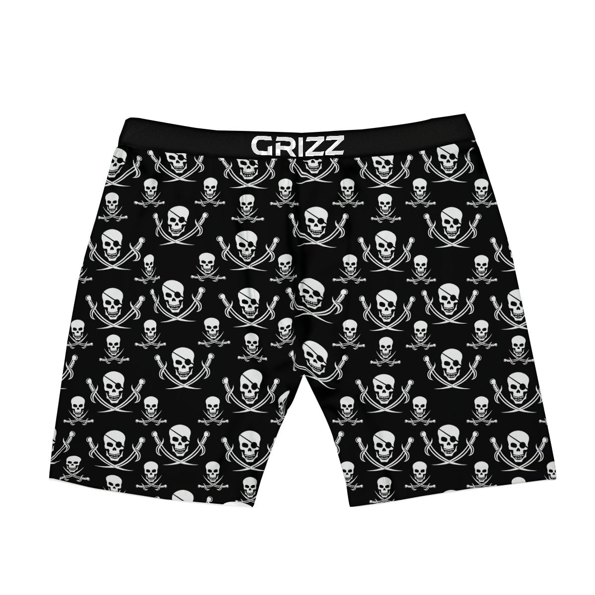 Theme Pirate Print Pattern Boxer Briefs-grizzshop