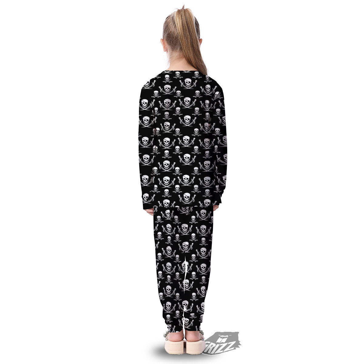 Theme Pirate Print Pattern Kid's Pajamas-grizzshop