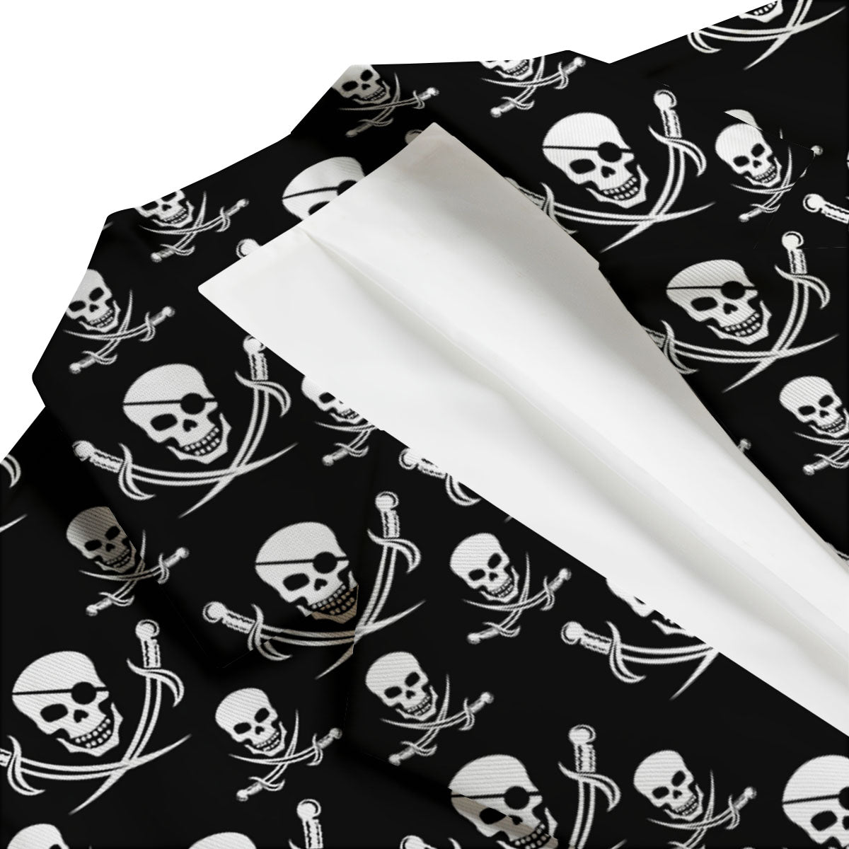 Theme Pirate Print Pattern Men's Blazer-grizzshop