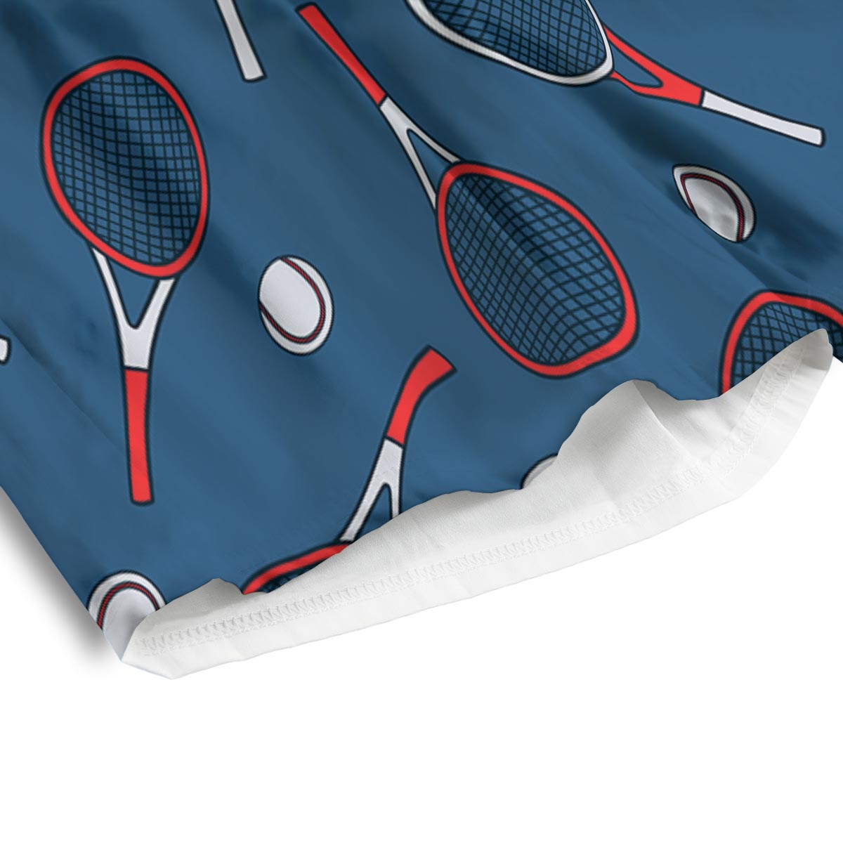 Theme Tennis Print Pattern Men's Athletic Shorts