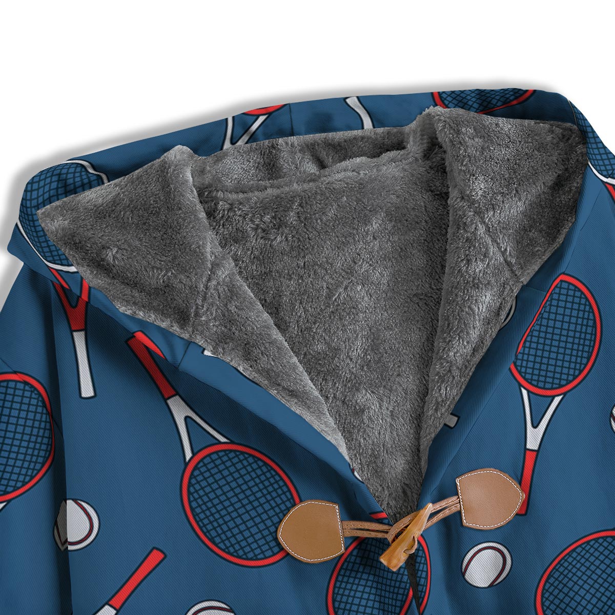 Theme Tennis Print Pattern Men's Windbreaker Jacket-grizzshop
