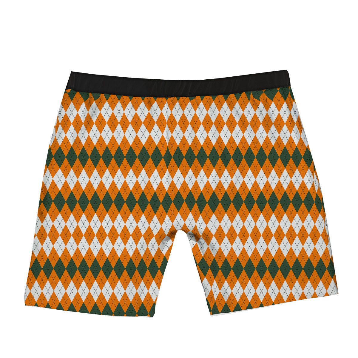 Themed Argyle Halloween Print Pattern Boxer Briefs-grizzshop