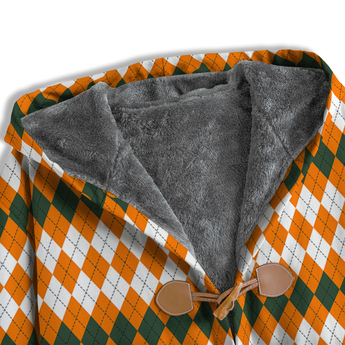 Themed Argyle Halloween Print Pattern Men's Windbreaker Jacket-grizzshop