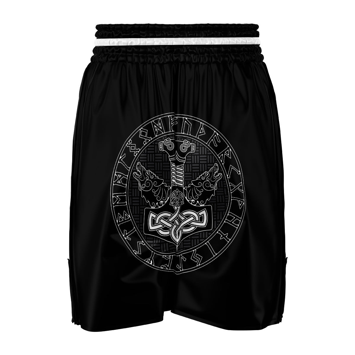 Thor Hammer Mjollnir Viking Boxing Shorts-grizzshop