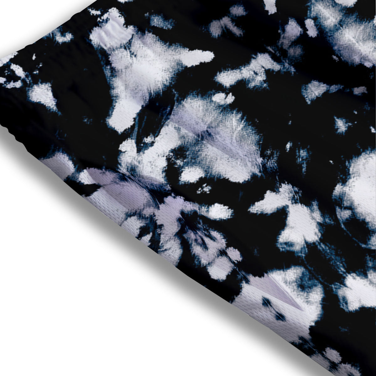 Tartan Dark Blue Print Pattern Mesh Shorts