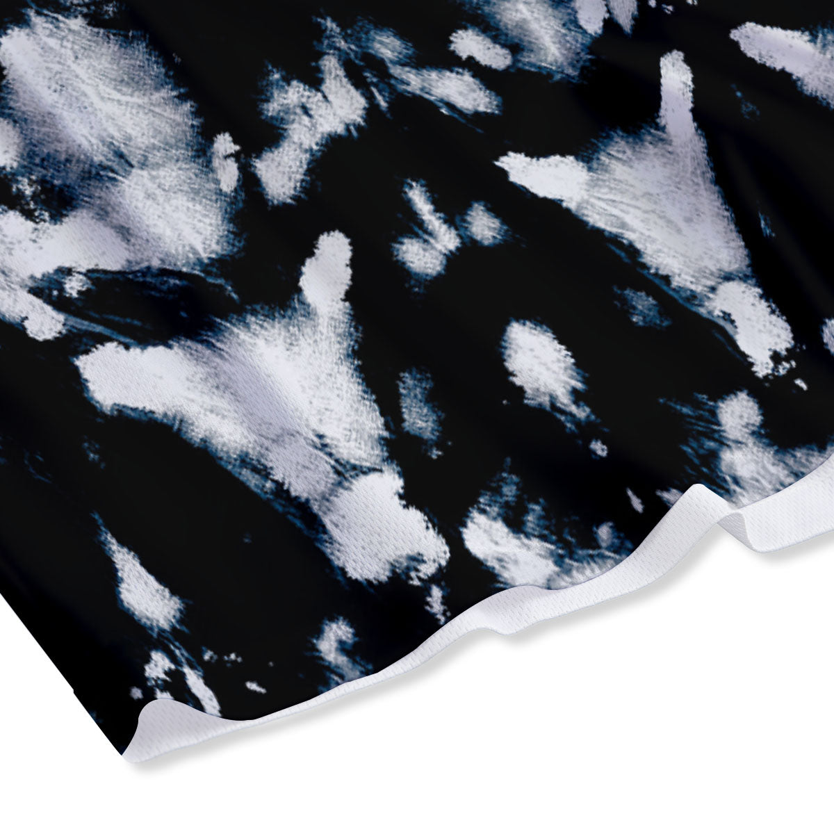 Tartan Dark Blue Print Pattern Mesh Shorts