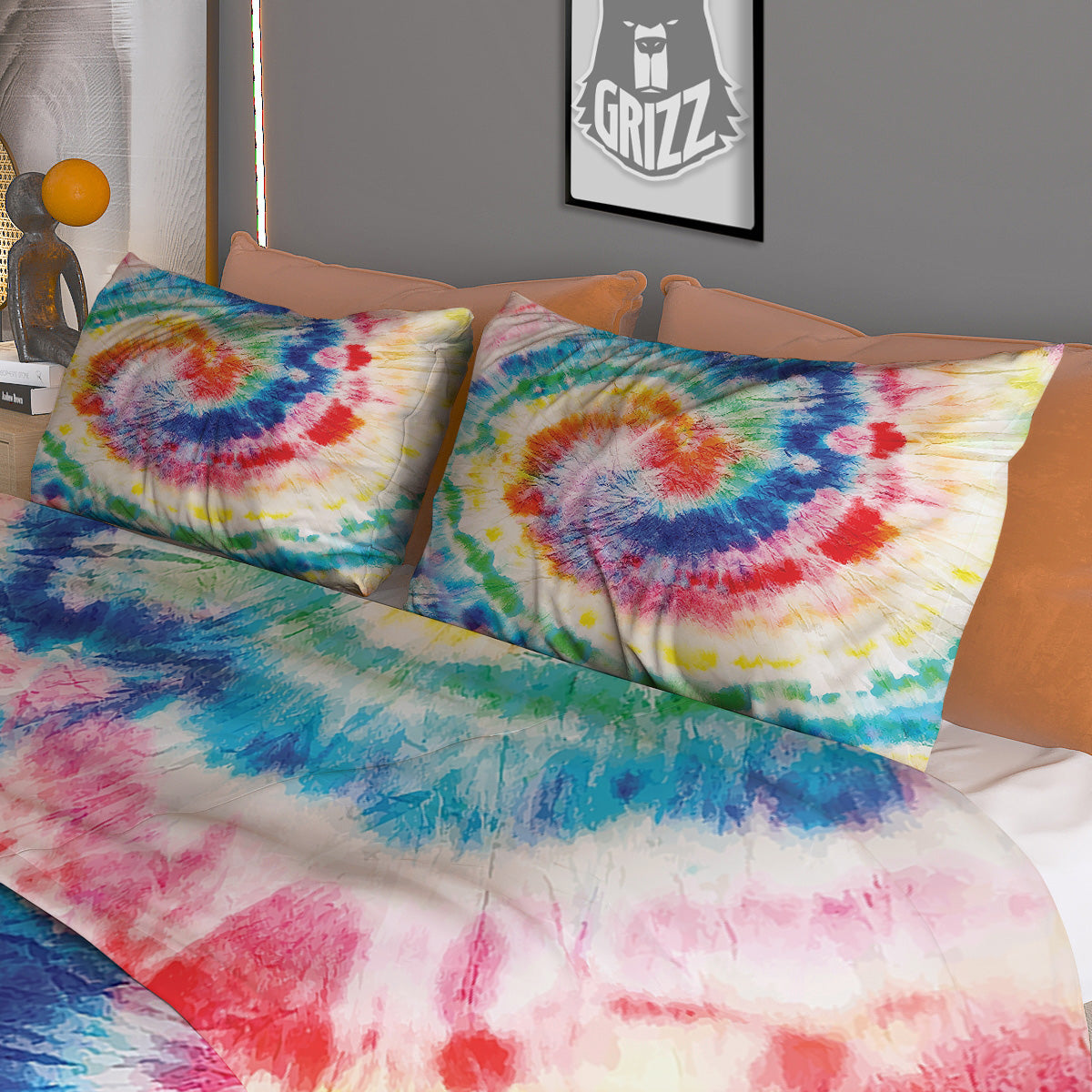 Tattersall Green Print Pattern Duvet Cover Bedding Set
