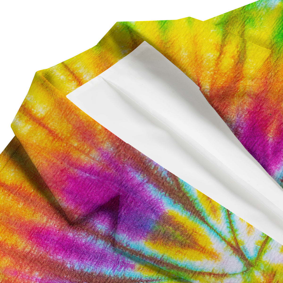 Tie Dye Colorful Hippie Print Men's Blazer-grizzshop
