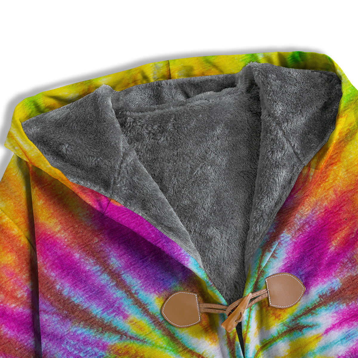 Tie Dye Colorful Hippie Print Men's Windbreaker Jacket-grizzshop