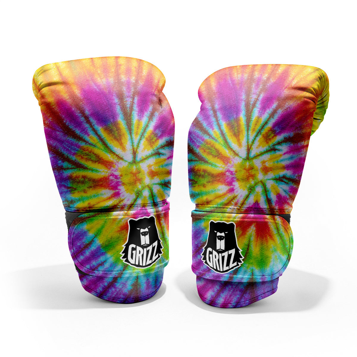 Tie Dye Colorful Hippie Print Pro Boxing Glove