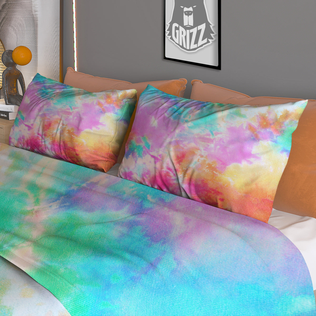 Teddy Bear Cute Print Pattern Duvet Cover Bedding Set