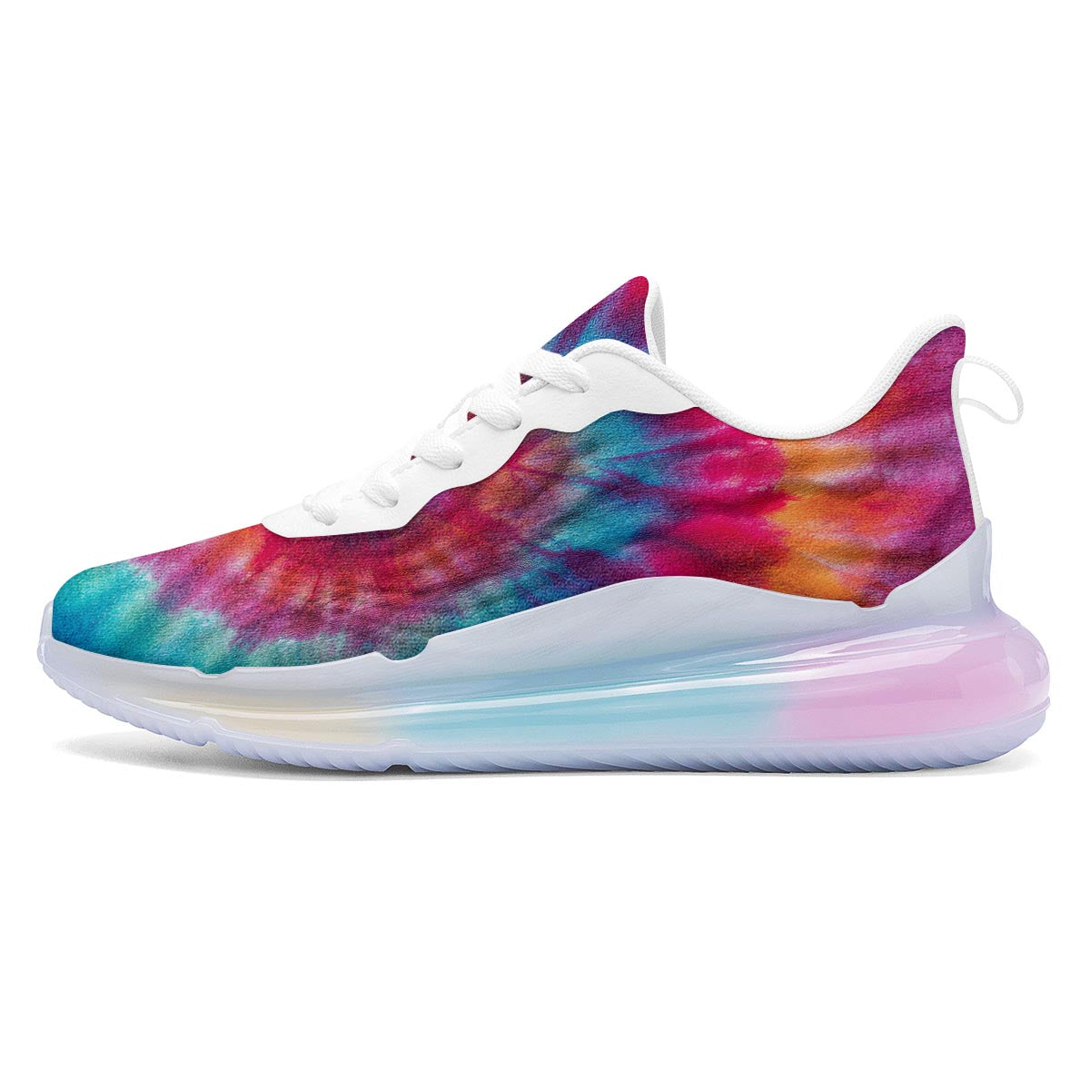 Tie Dye Pattern Print Running Sneakers-grizzshop