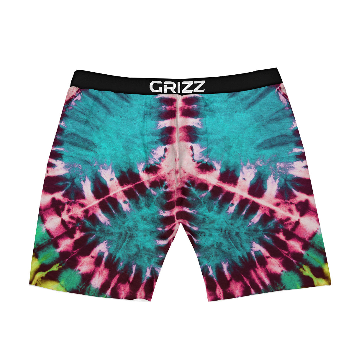 Tie Dye Peace Sign Print Boxer Briefs-grizzshop