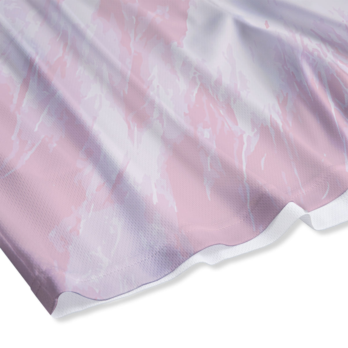 Tie Dye Pink Print Mesh Shorts