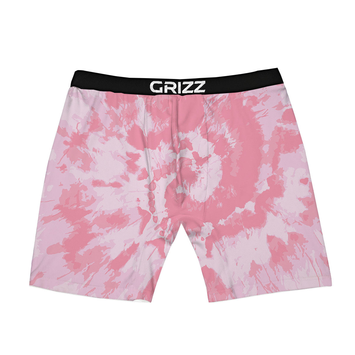 Tie Dye Pink Shibori Print Boxer Briefs-grizzshop