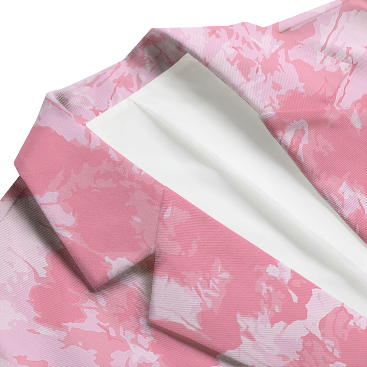 Tie Dye Pink Shibori Print Men's Blazer-grizzshop