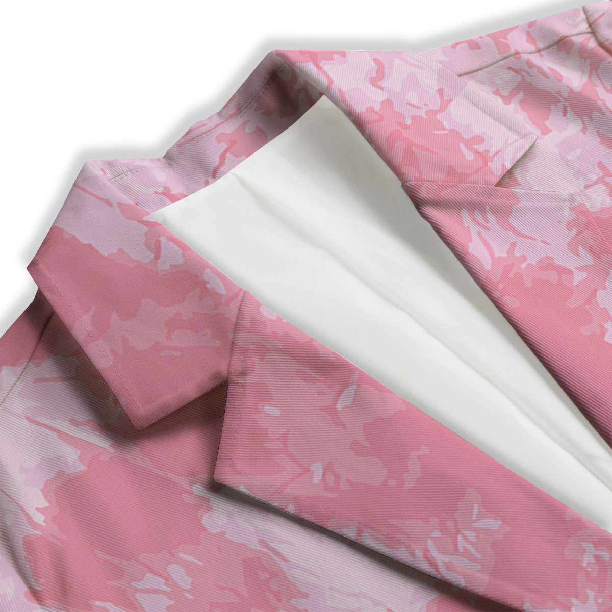 Tie Dye Pink Shibori Print Women's Blazer-grizzshop