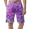 Tie Dye Purple Men's Shorts-grizzshop