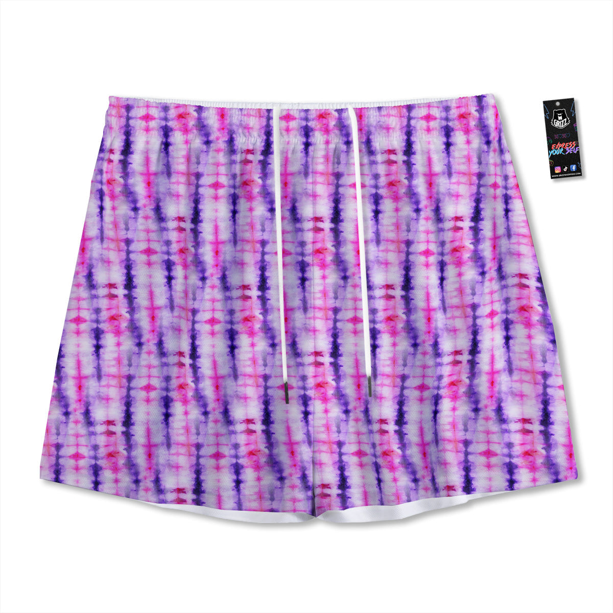 Tribal Ethnic Boho Print Pattern Mesh Shorts