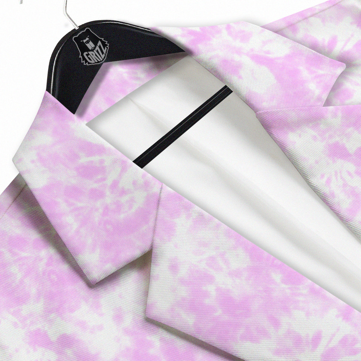 Tie Dye Shibori Pink Print Pattern Men's Sport Coat-grizzshop