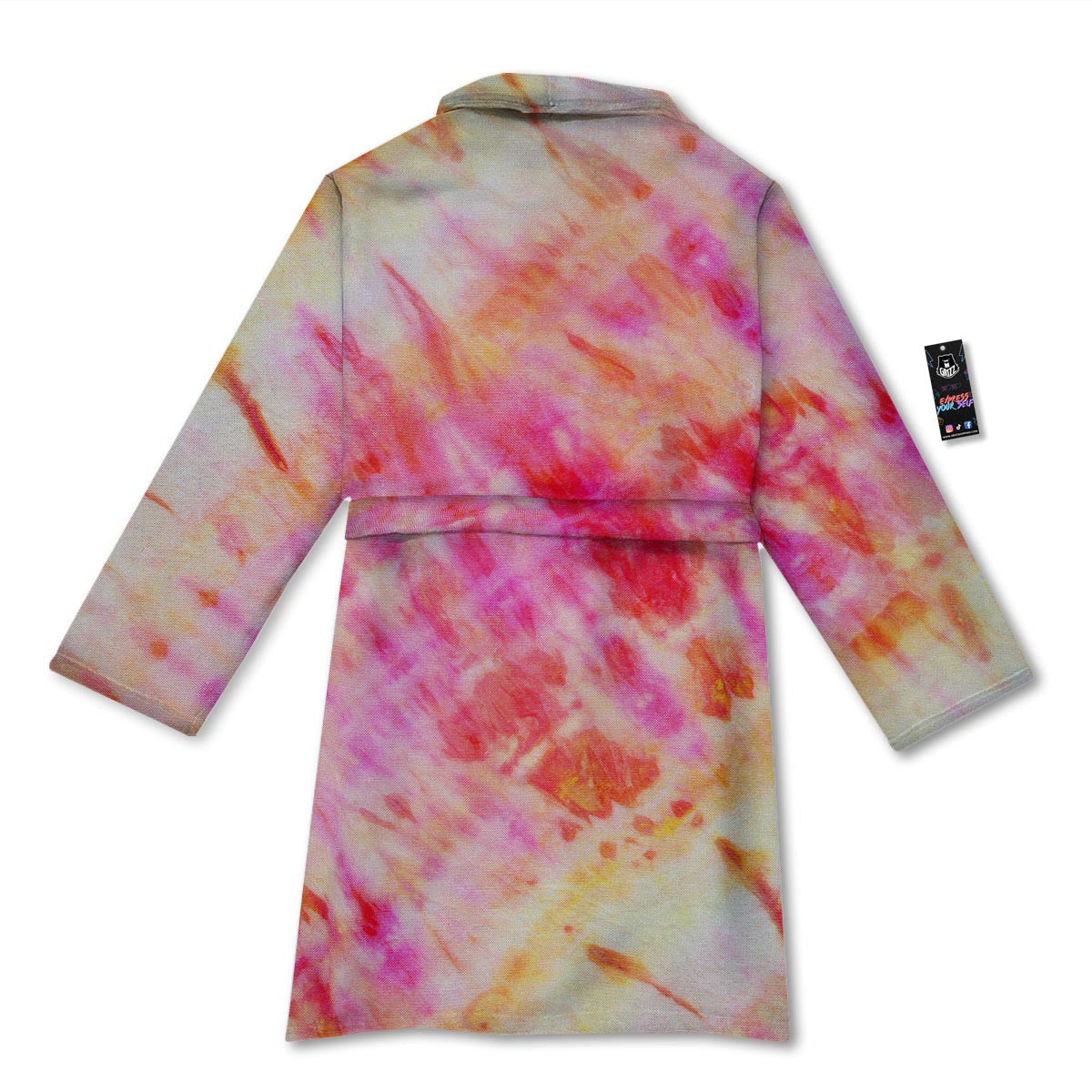 Tie Dye Summer Print Bathrobe-grizzshop