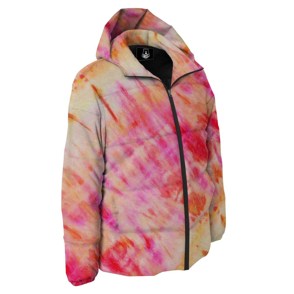 Tie Dye Summer Print Down Jacket-grizzshop
