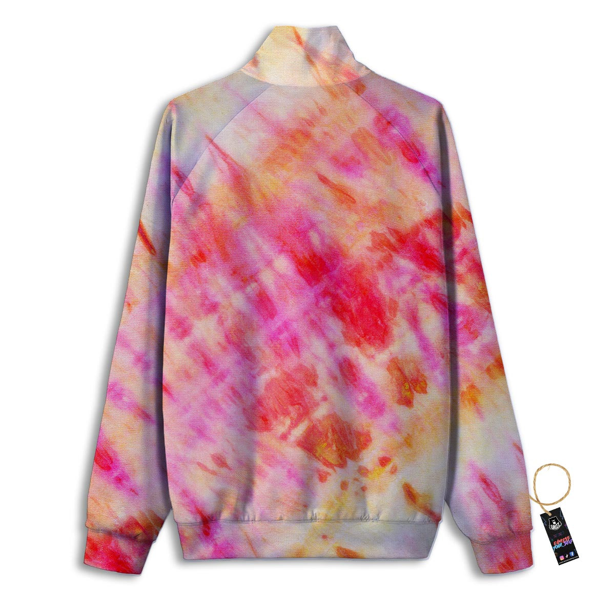 Tie Dye Summer Print Track Jacket-grizzshop