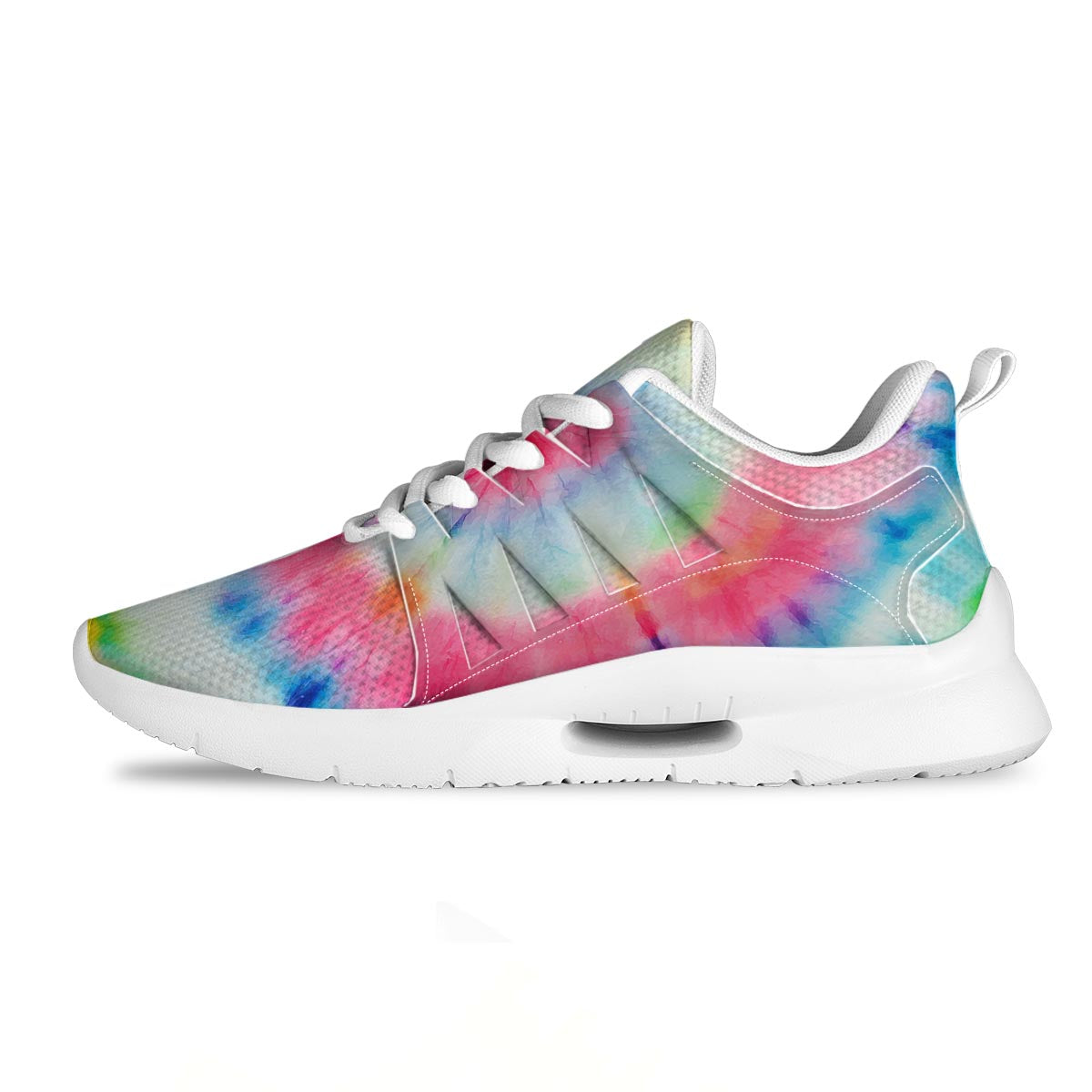 Tie Dye Swirl Print Tennis Shoes-grizzshop