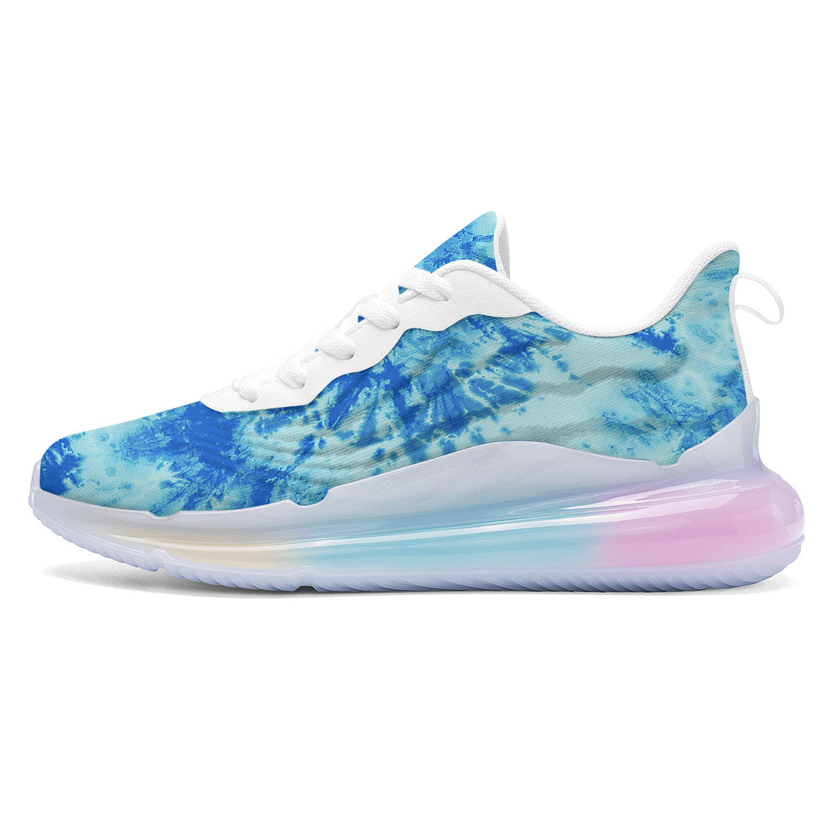 Tie Dye Turquoise Print Running Sneakers-grizzshop