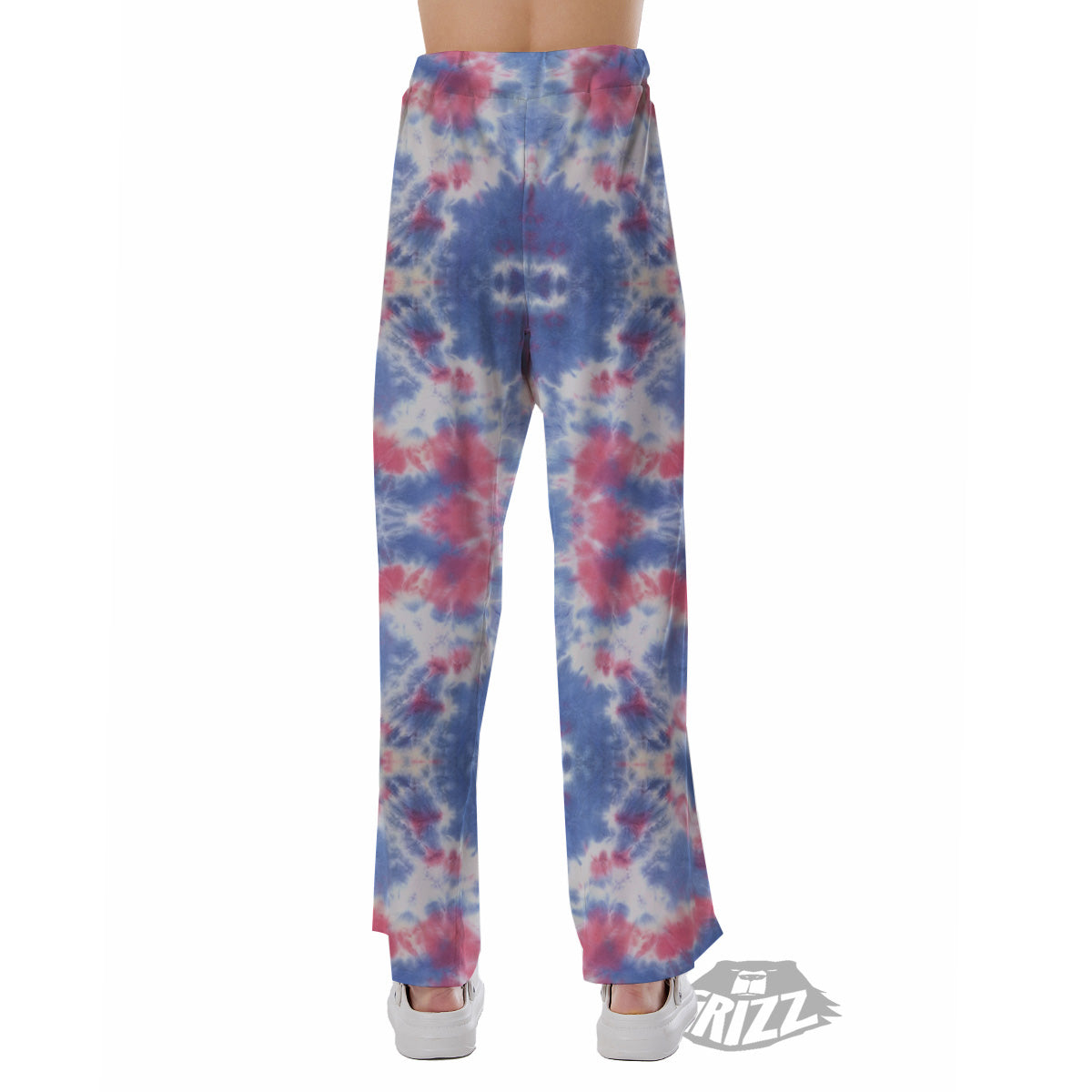 Tie Dye Two Tone Print Pattern Pajama Pants-grizzshop