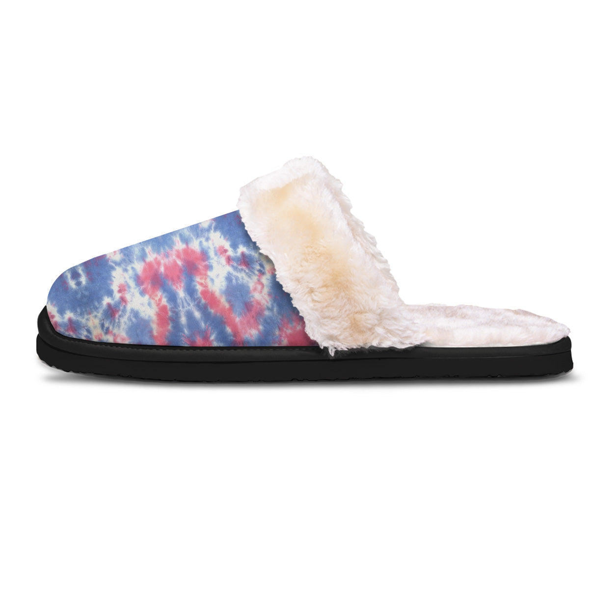 Tie Dye Two Tone Print Pattern Slippers-grizzshop