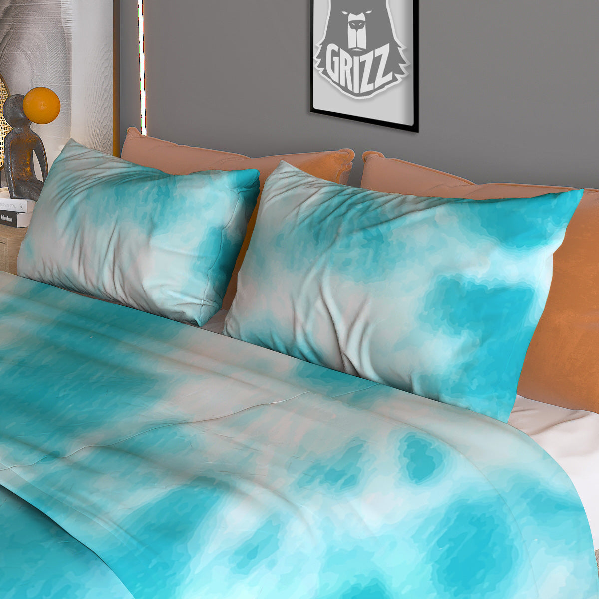 Texture Diamond Print Duvet Cover Bedding Set