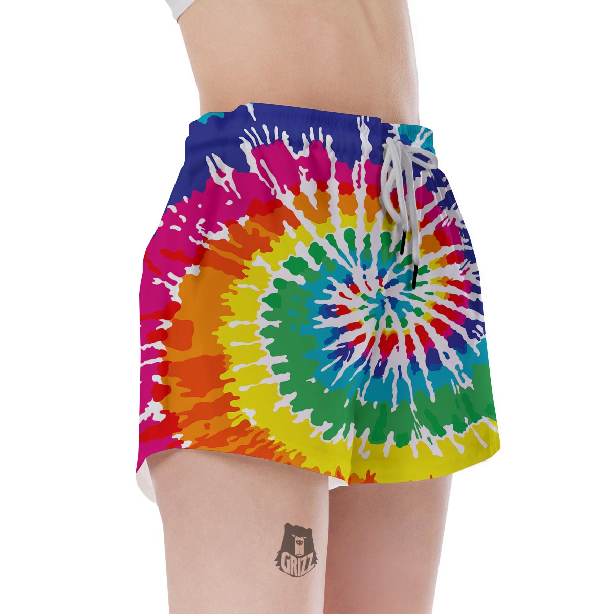 Tie Dye Women's Shorts-grizzshop