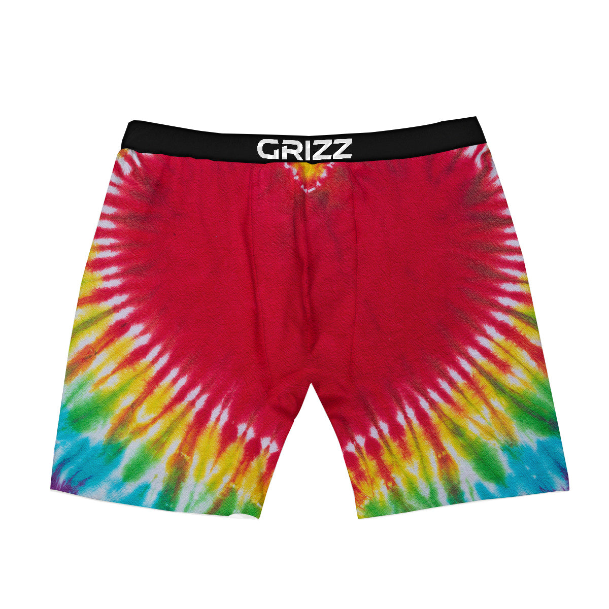 Tie Dye Colorful Heart Print Boxer Briefs