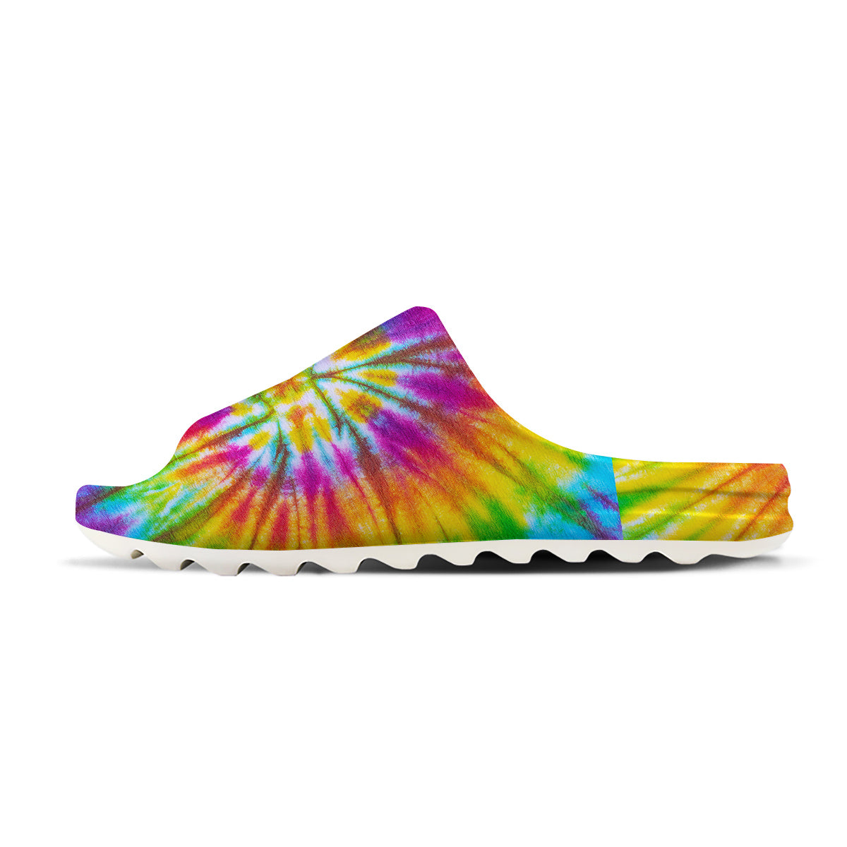 Tie Dye Colorful Hippie Print Sandals-grizzshop