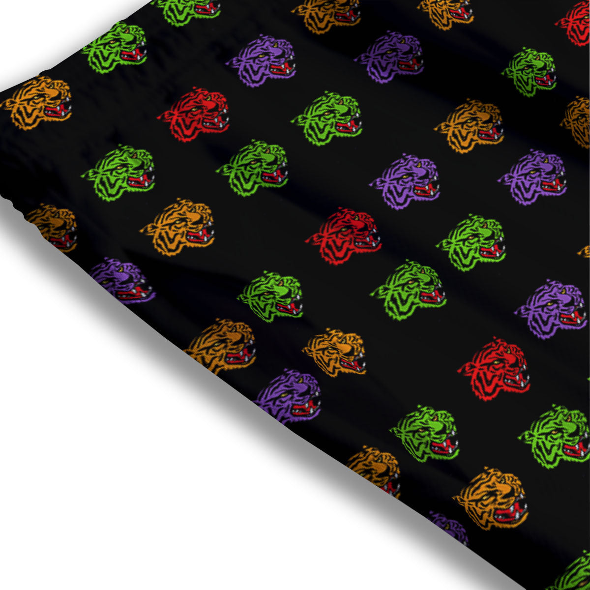 Texture Golf Ball Print Mesh Shorts