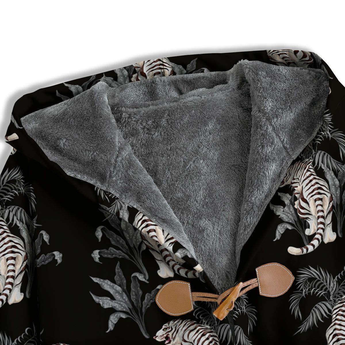 Tiger Tropical Vintage Print Pattern Men's Windbreaker Jacket-grizzshop