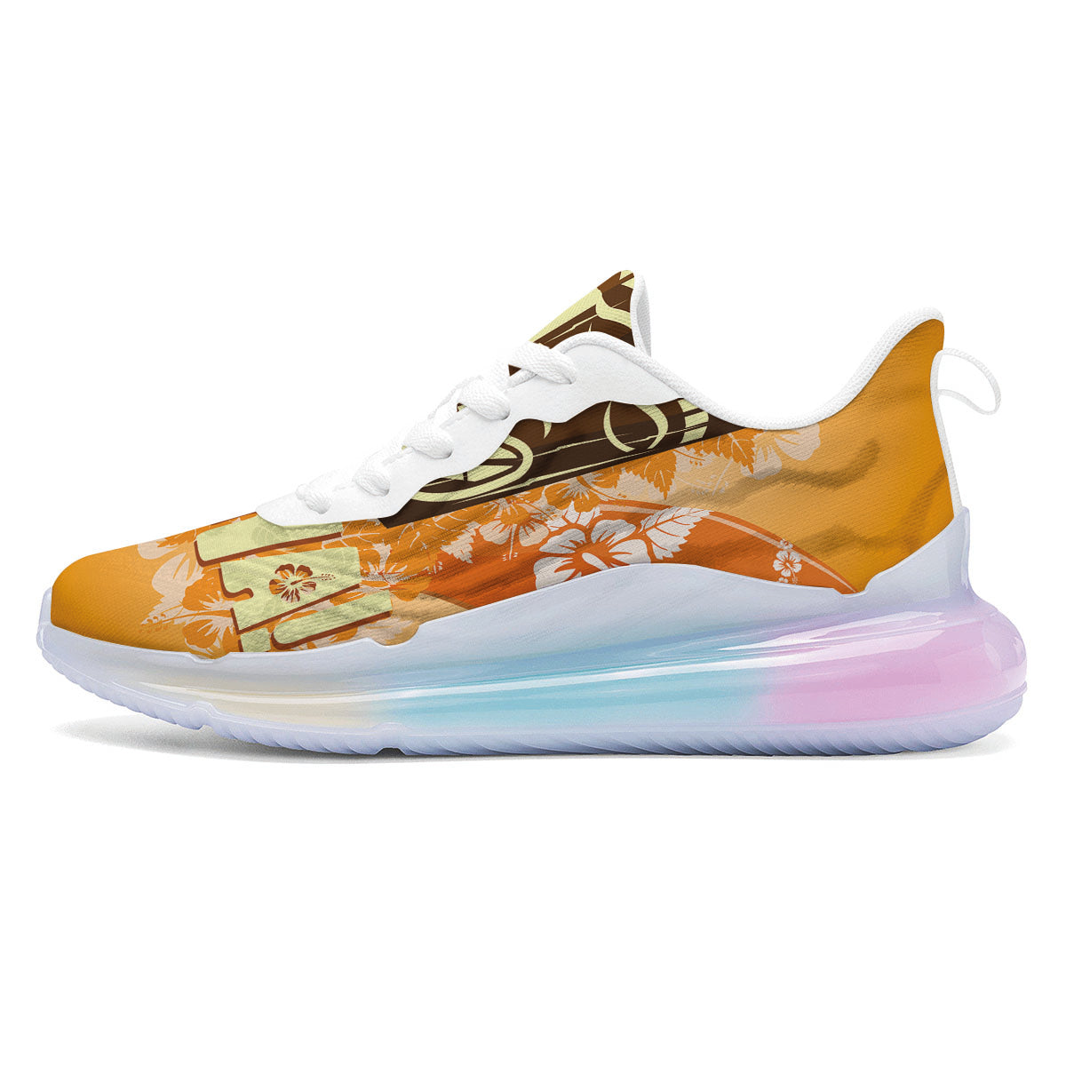Tiki Aloha Print Running Sneakers-grizzshop